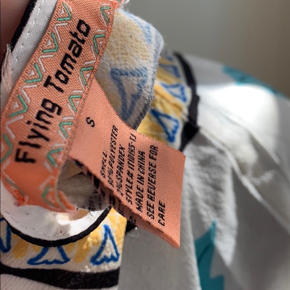 Flying Tomato | Kimono jewel toned BOHO blouse - Picture 7 of 7